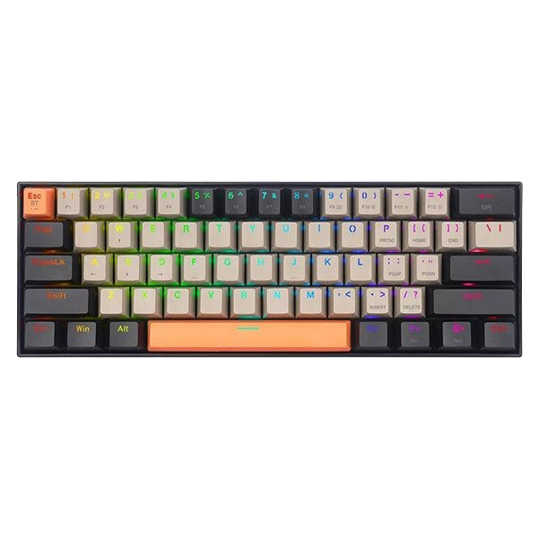 کیبورد گیمینگ ردراگون Redragon DRACONIC ELITE K530PRO OG&BK&GY